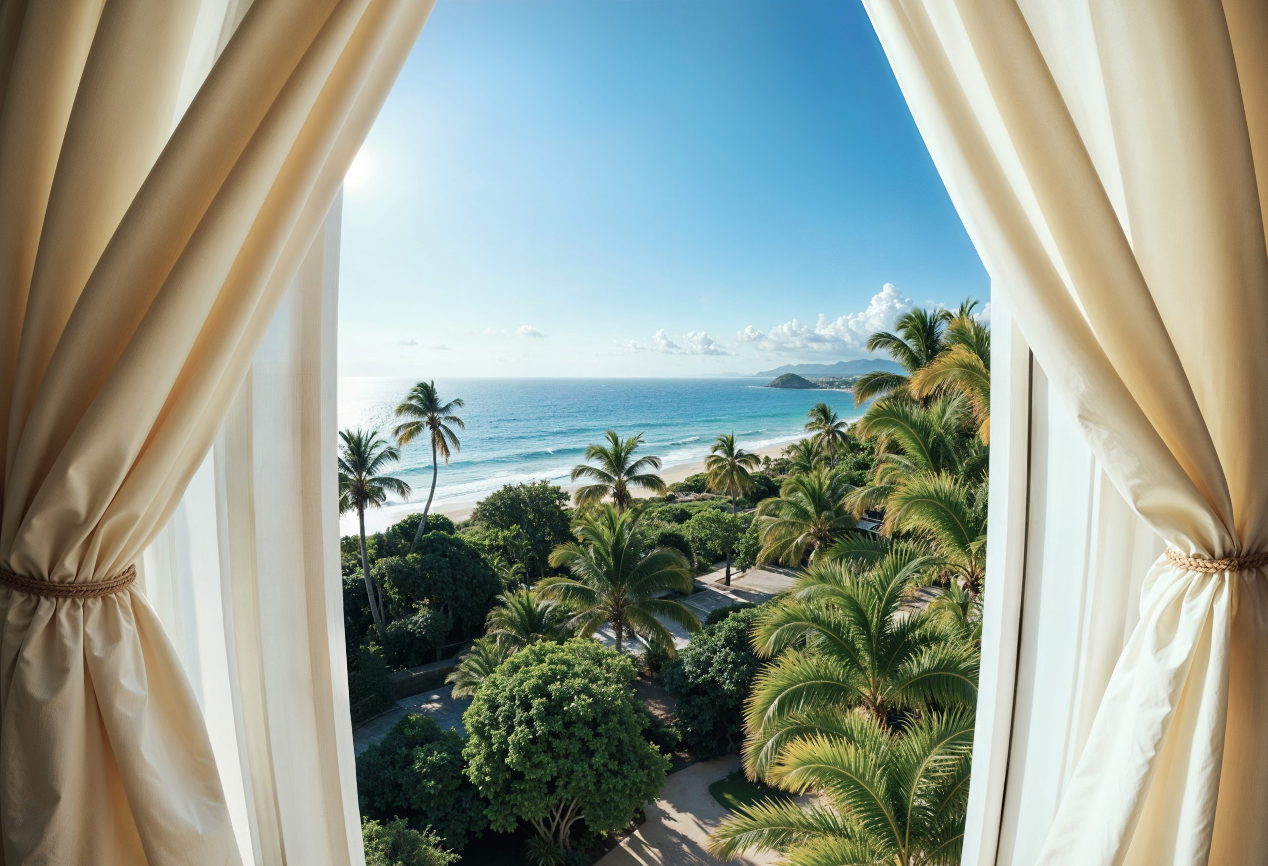 tropical vacation spot